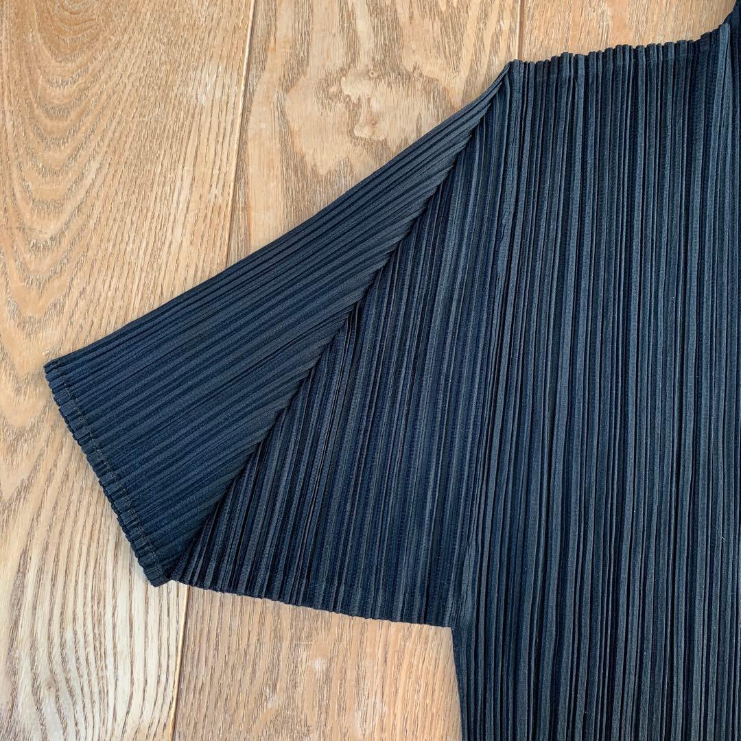イッセイミヤケ★PLEATS PLEASE★ハイネック半袖