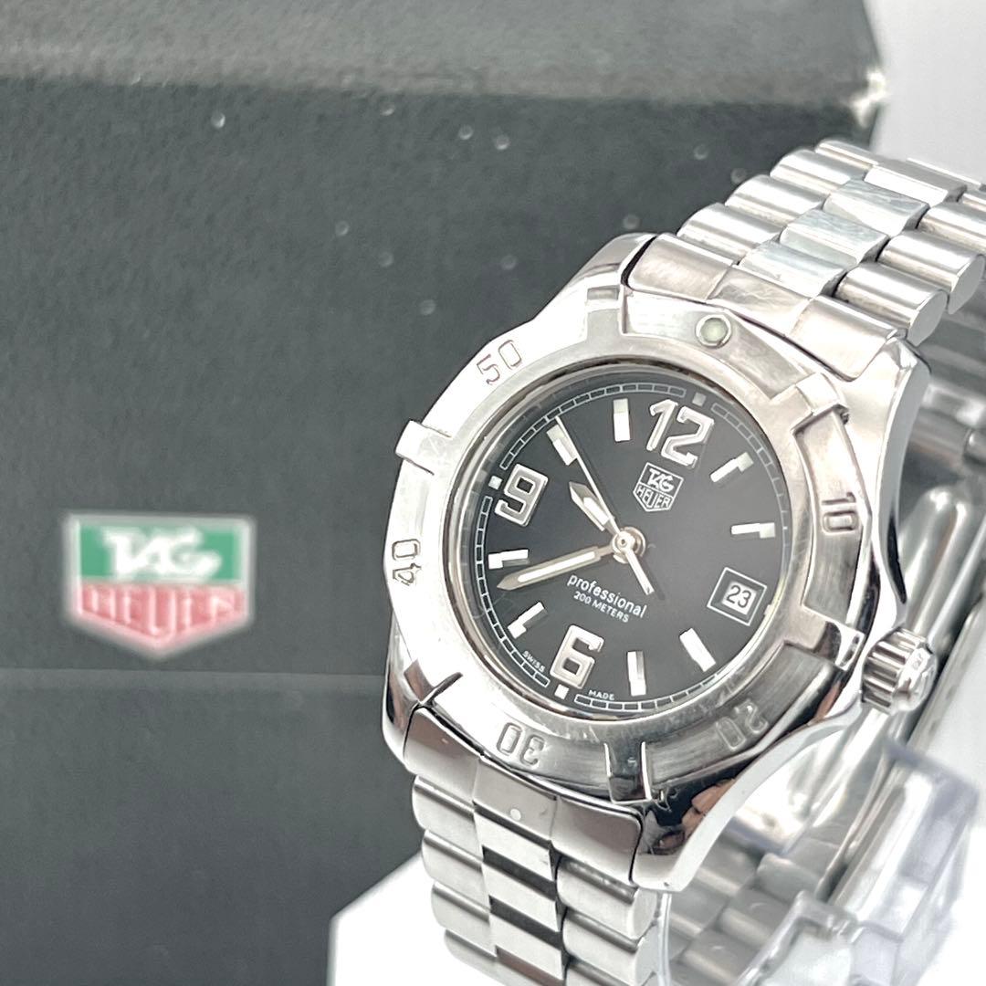 美品✨　タグホイヤー エクスクルーシブ　 WN1310ブラック文字盤　付属品有