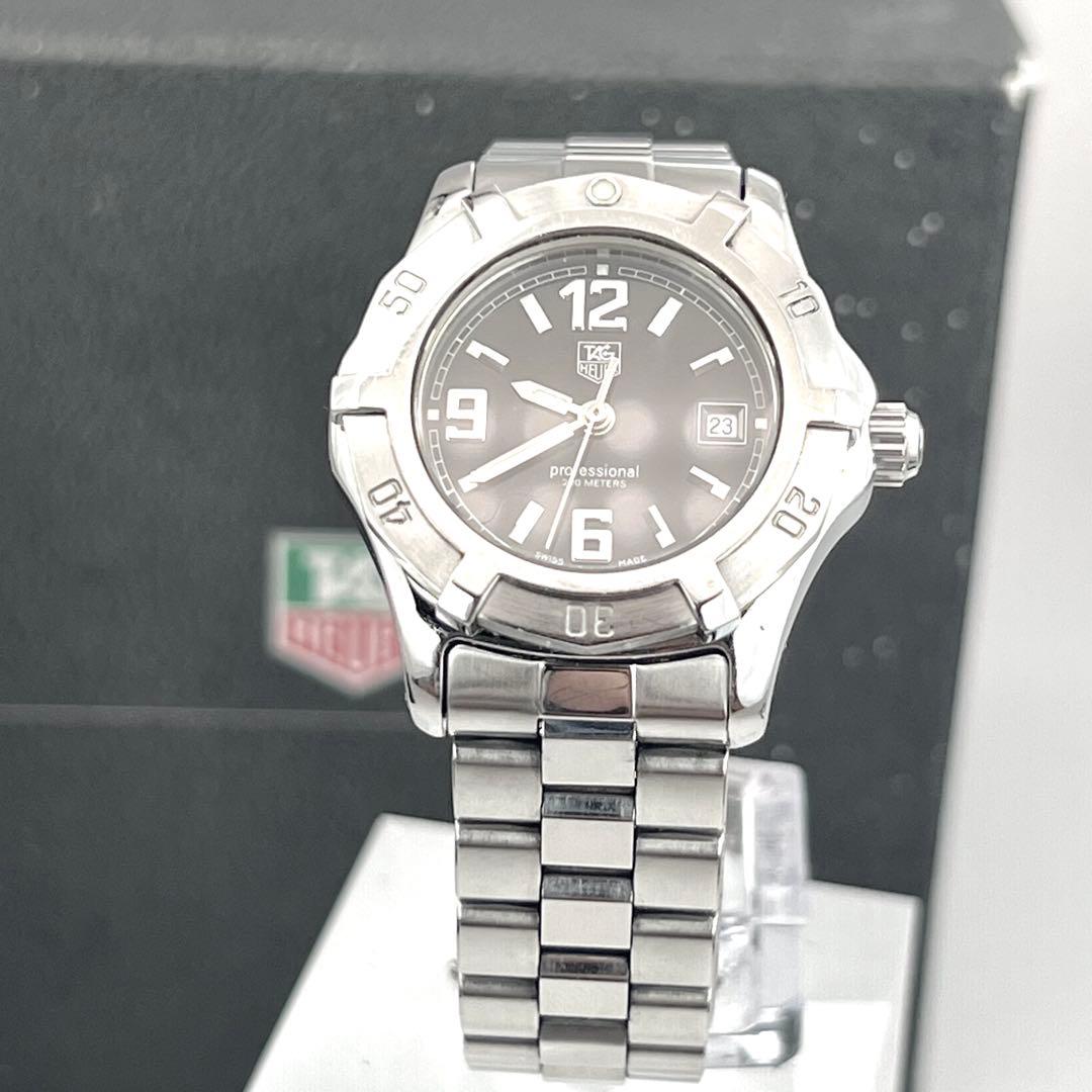 美品✨　タグホイヤー エクスクルーシブ　 WN1310ブラック文字盤　付属品有