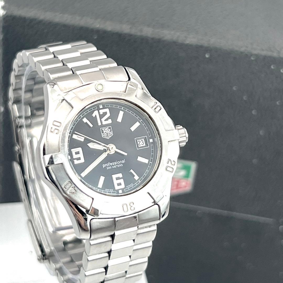 美品✨　タグホイヤー エクスクルーシブ　 WN1310ブラック文字盤　付属品有