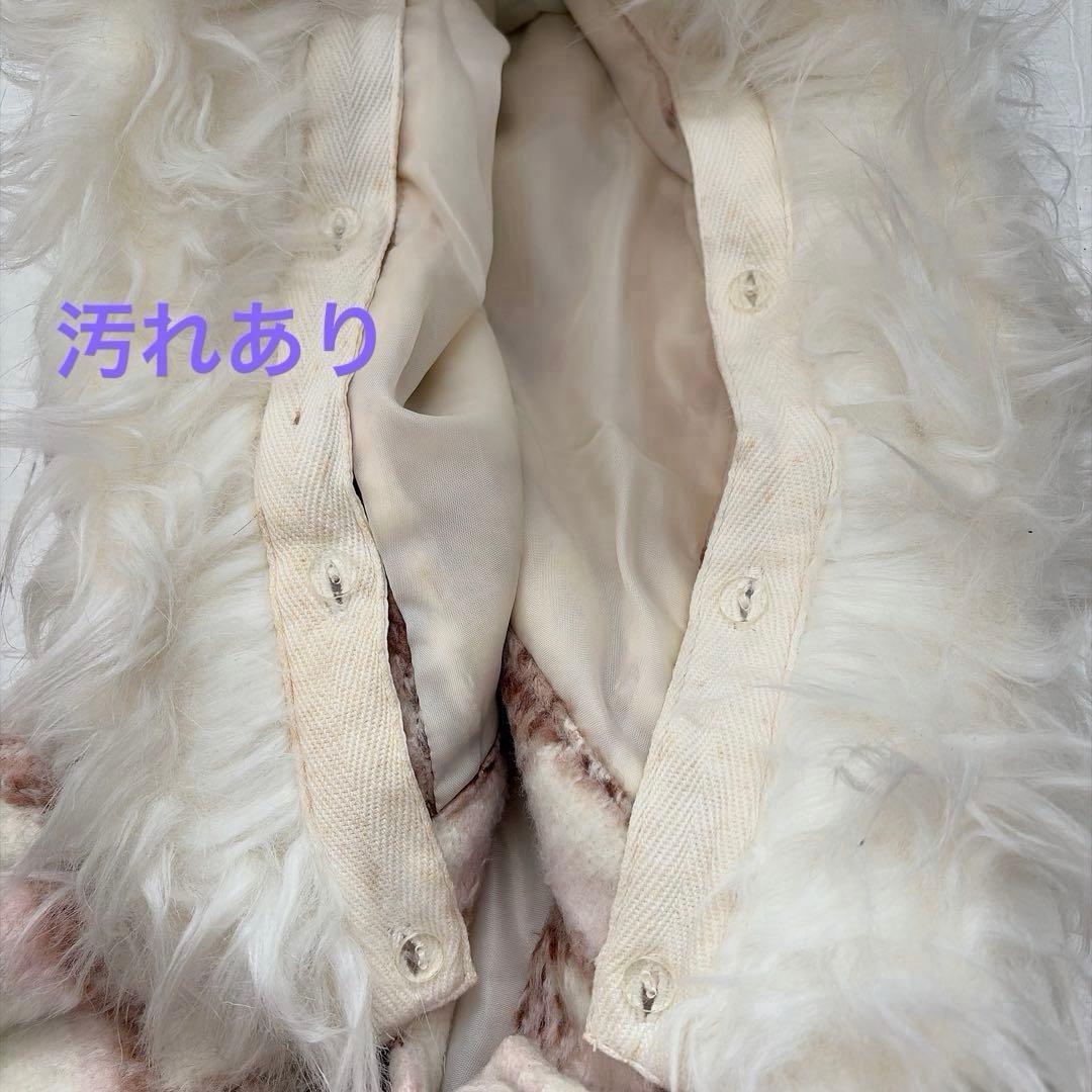 LIZ LISA ポンチョ　ケープコート　アウター　上着　ファー付フード　裏地付