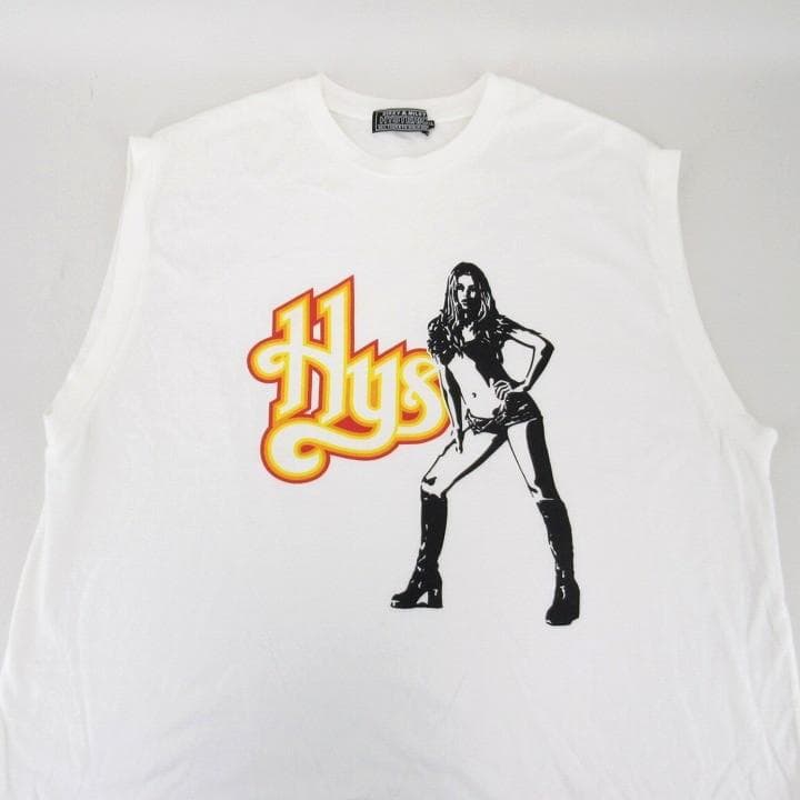 ヒステリックグラマー HYS BREAZE ノースリーブTシャツ XL ホワイト