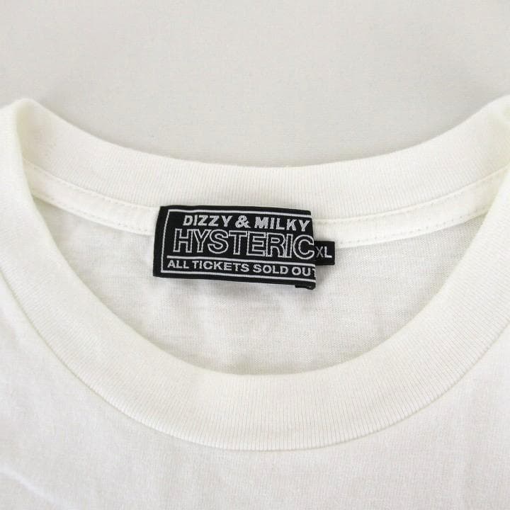 ヒステリックグラマー HYS BREAZE ノースリーブTシャツ XL ホワイト