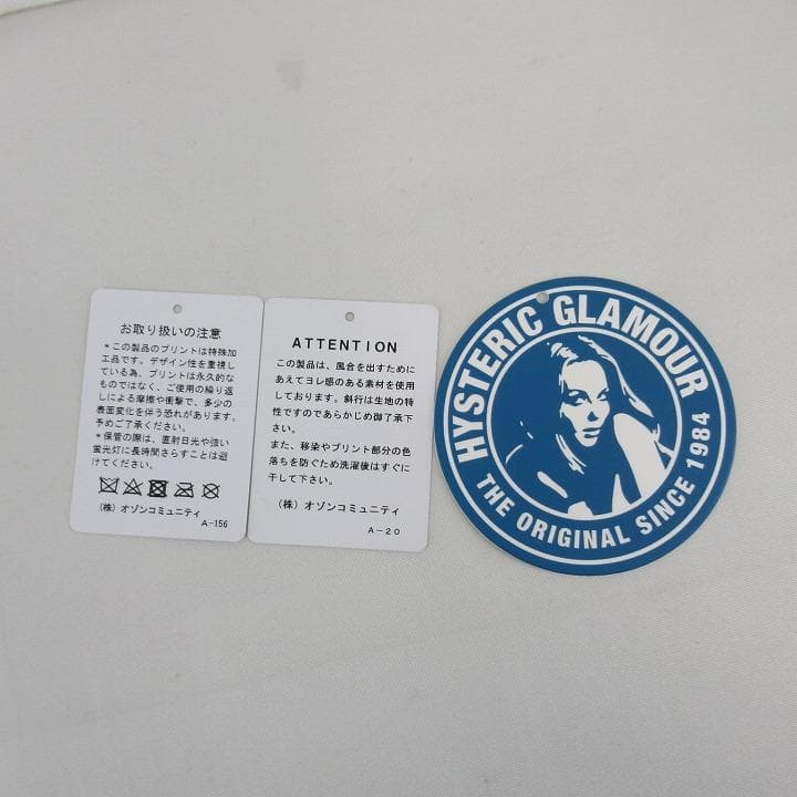 ヒステリックグラマー HYS BREAZE ノースリーブTシャツ XL ホワイト