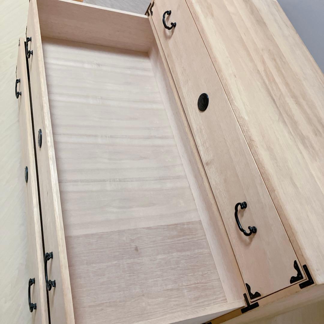 桐箪笥　桐タンス 3段　着物たんす　和装　収納　幅94.5×高さ57×奥行き44