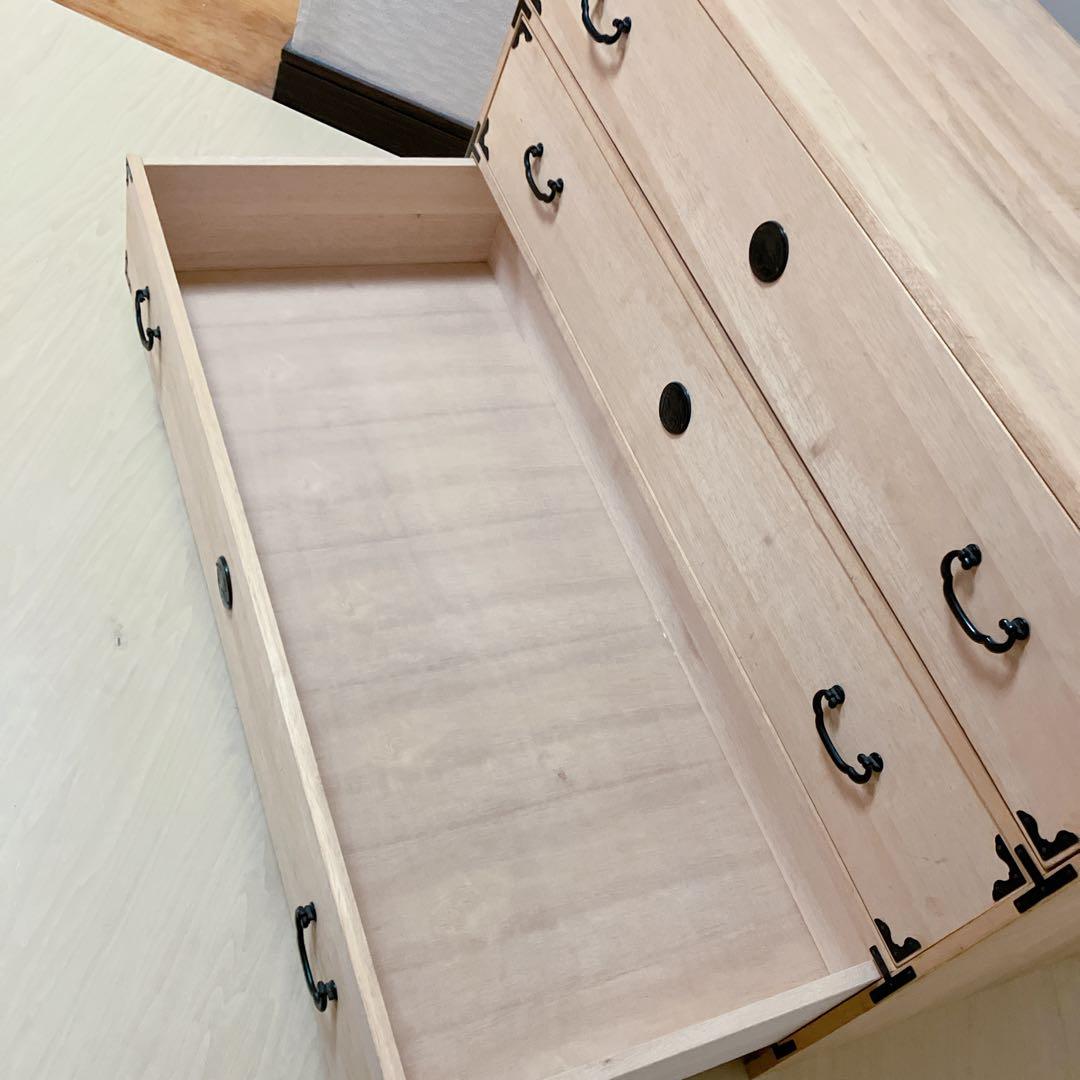 桐箪笥　桐タンス 3段　着物たんす　和装　収納　幅94.5×高さ57×奥行き44