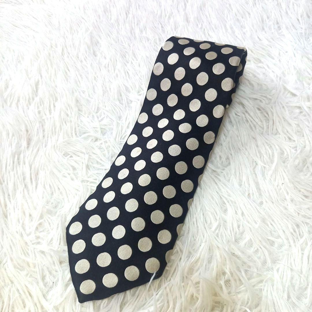 値引き額 ワコマリア ドットネクタイ 水玉 ドット柄 カジュアル スーツ シルク