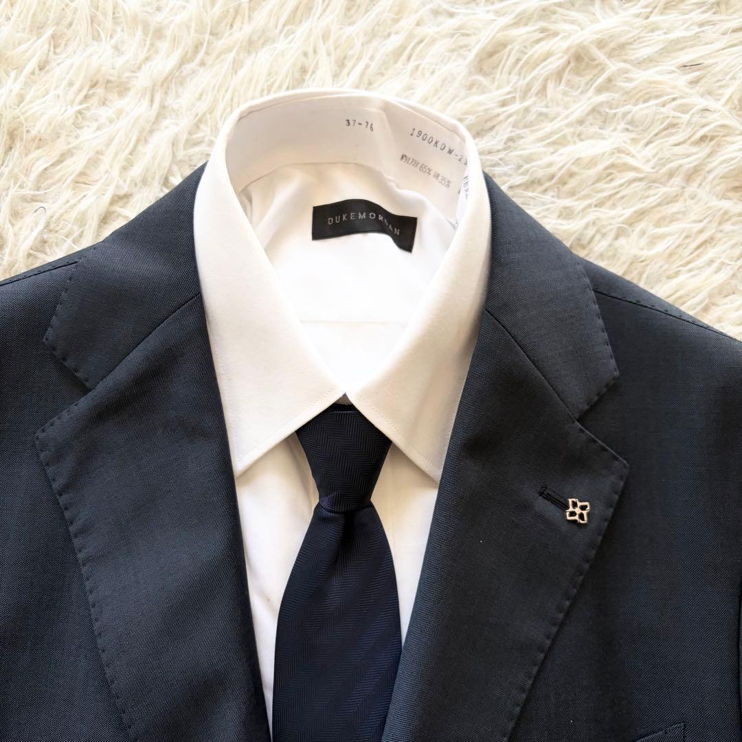 <美品>TAGLIATORE REDA ネイビー ウール スーツ サイズ50