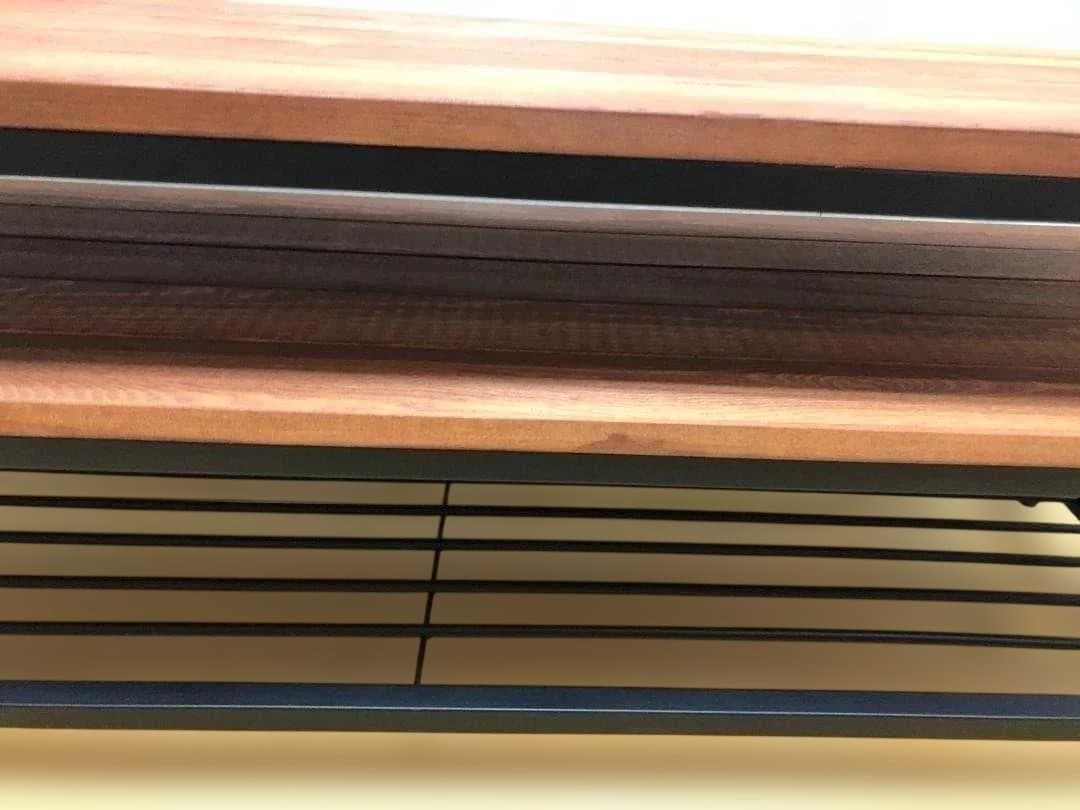 送料無料 ローボード テレビ台 木製天板 2段 棚付き ナチュラル251022