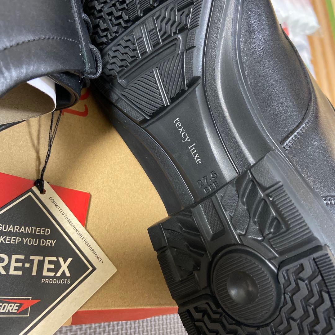 新品 texcy luxe TU-8001 ゴアテックス　ブラック 27.5cm
