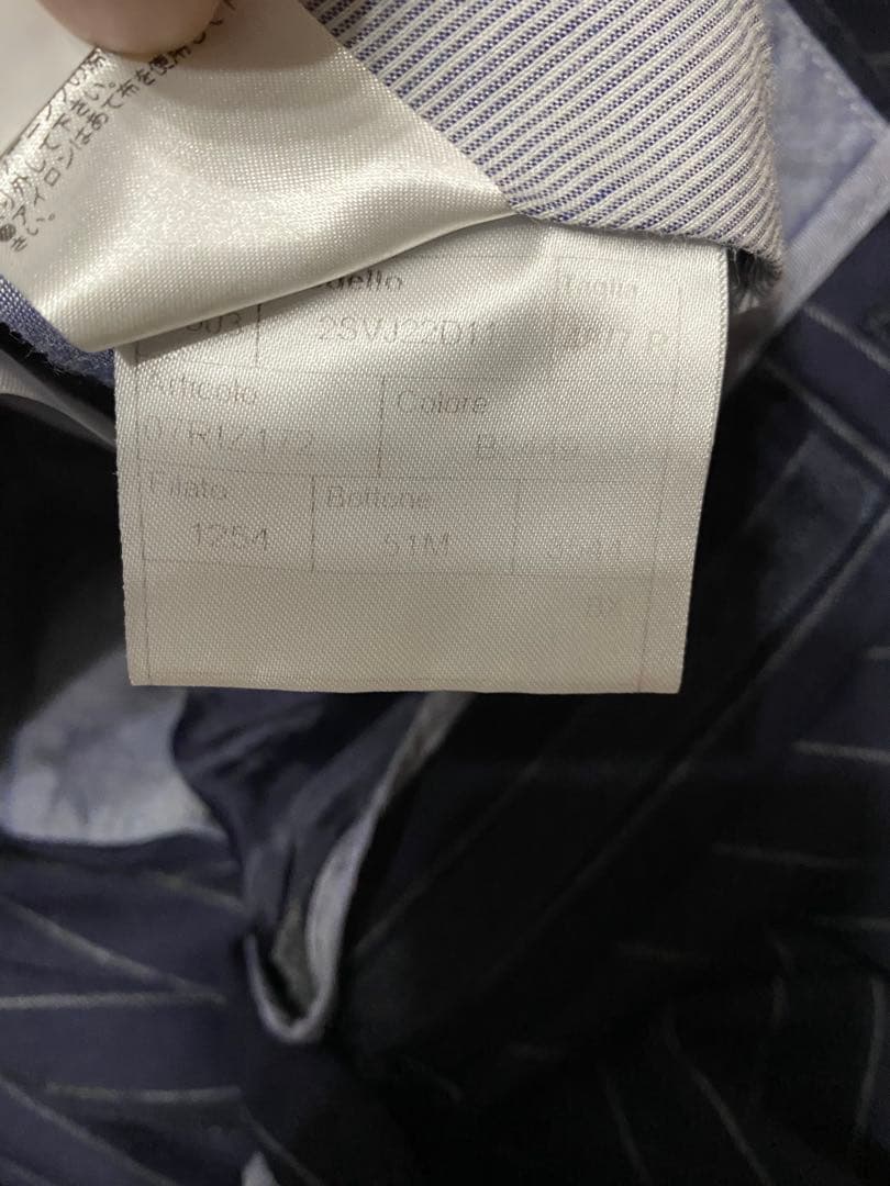 TAGLIATORE ネイビー ストライプ ビジネススーツ 48サイズ