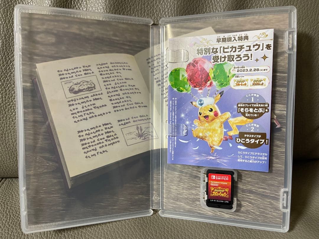 【動作確認済】任天堂Switch　ポケットモンスター　スカーレット　バイオレット