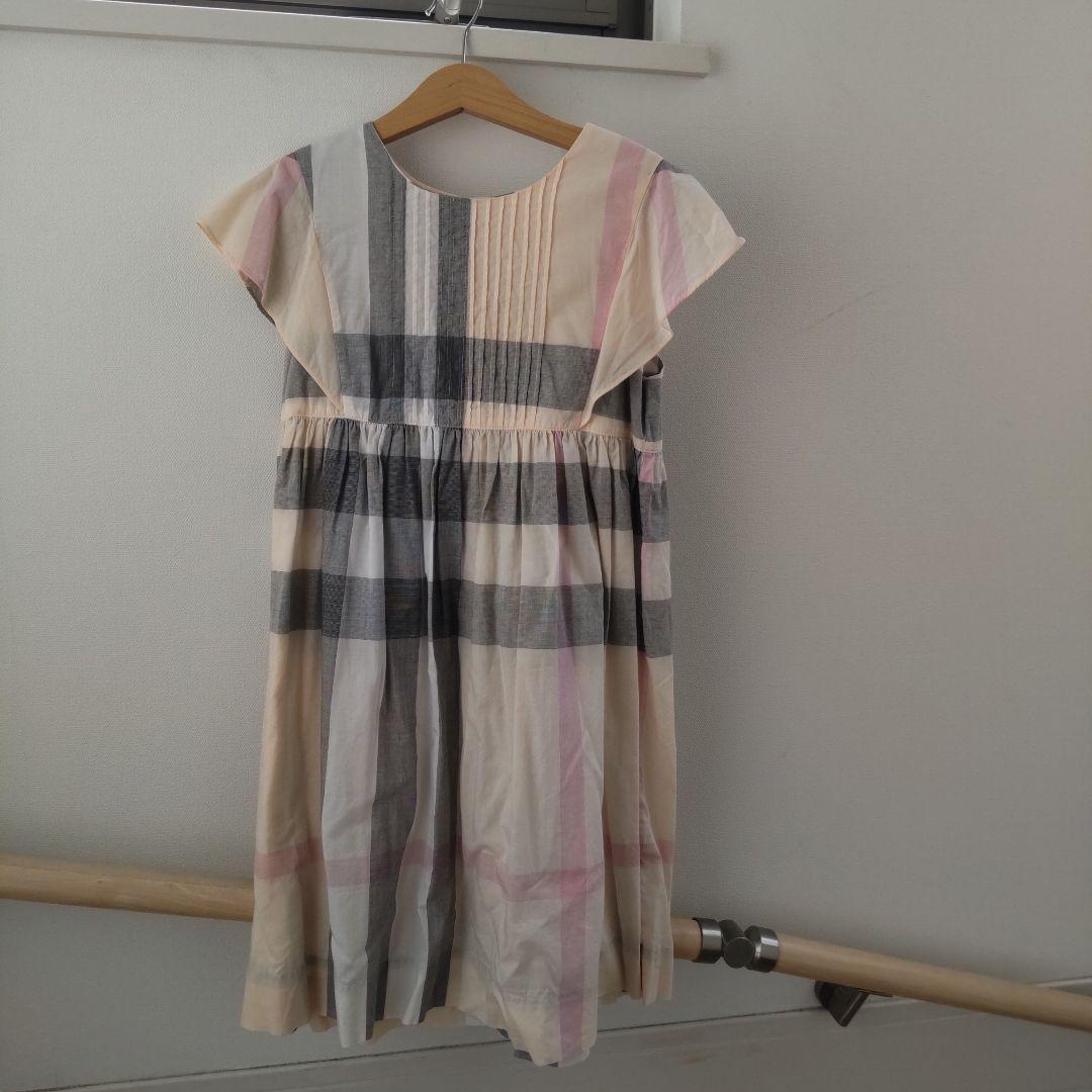 1回着用◎BURBERRY フレアスリーブ ワンピース