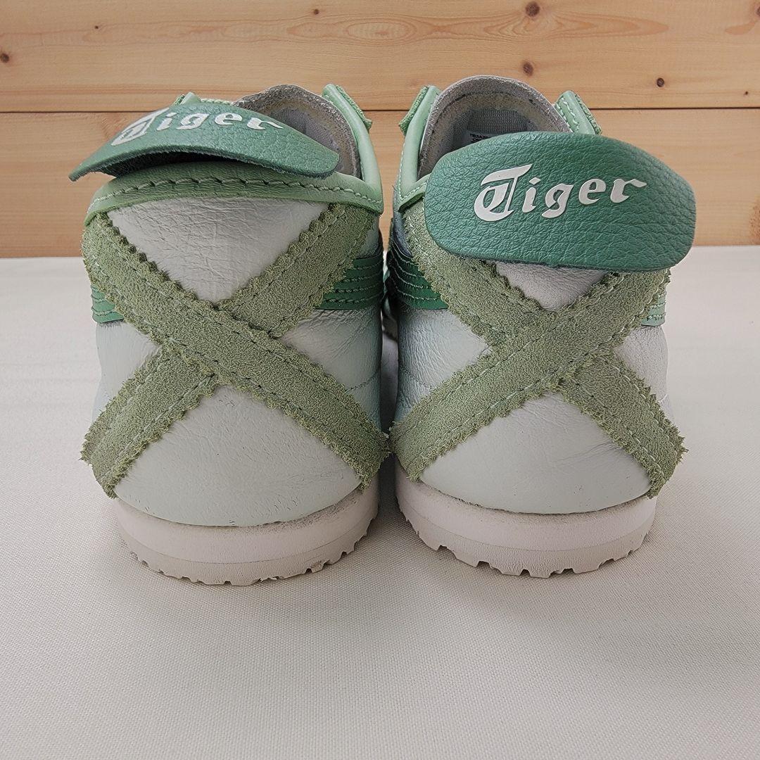 オニツカタイガー メキシコ66 レザー グリーン 24.5cm