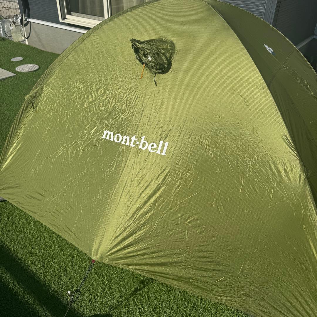 美品 モンベル ステラリッジ2 テント　レインフライ　グリーン
