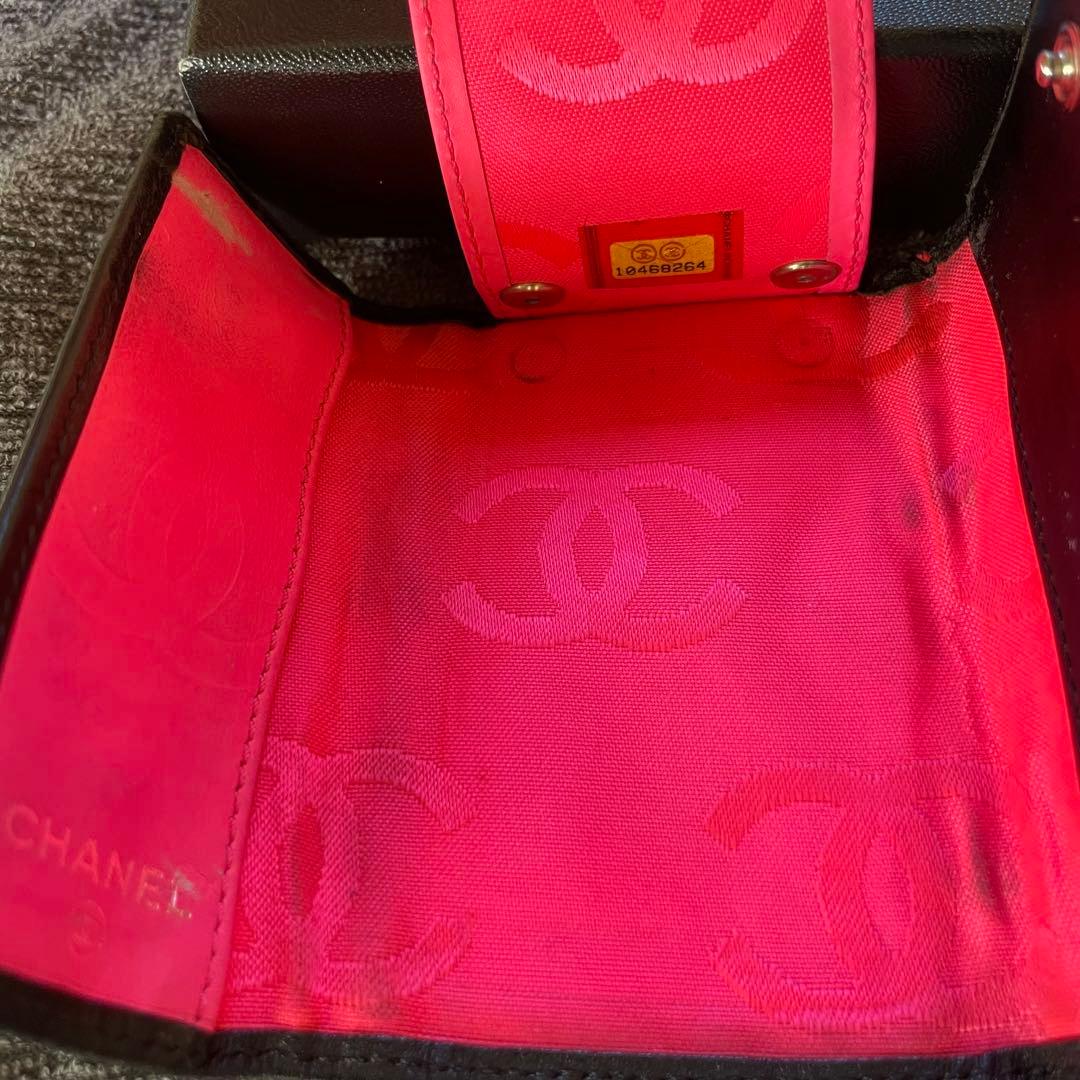 週末限定割★CHANEL カンボンライン キーケース ブラック