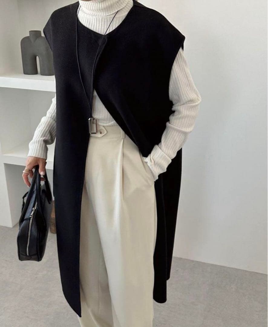 na.e ナエ　handmade wool gilet ベスト　ジレ