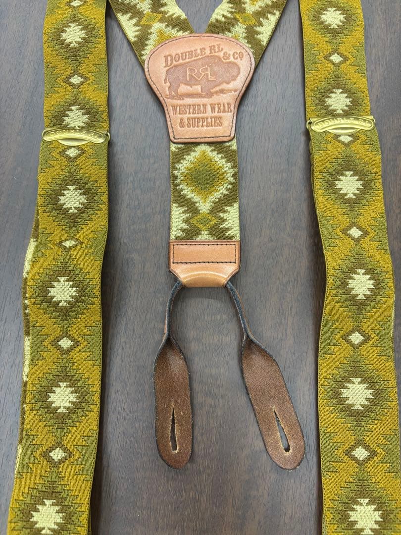 DOUBLE RL & CO サスペンダー RRL