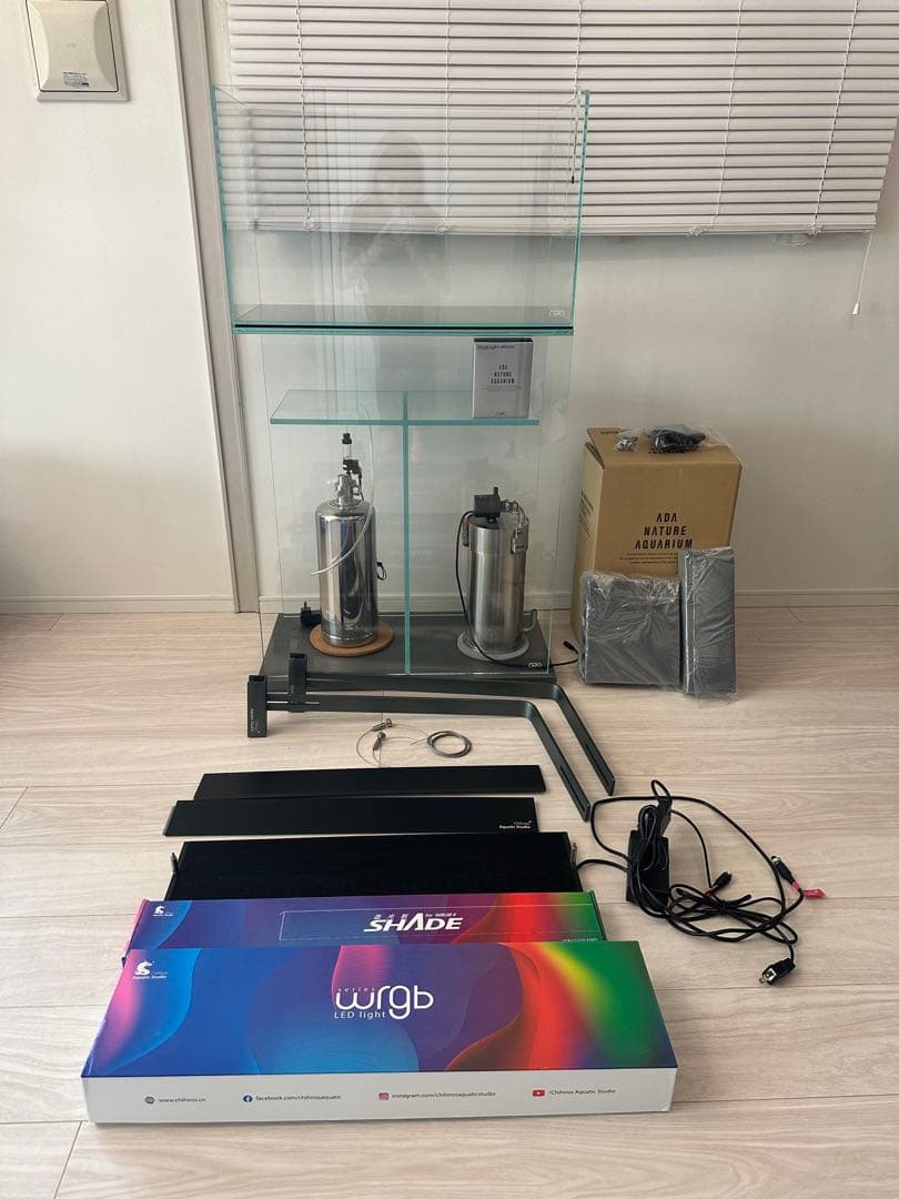 訂正！ADAスーパージェットフィルター300セット引き取り限定！ADA水槽セット