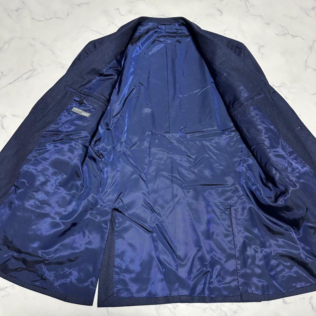 未使用級美品　ビームスエフ　BEAMS F ネイビースーツ　サキソニー　50
