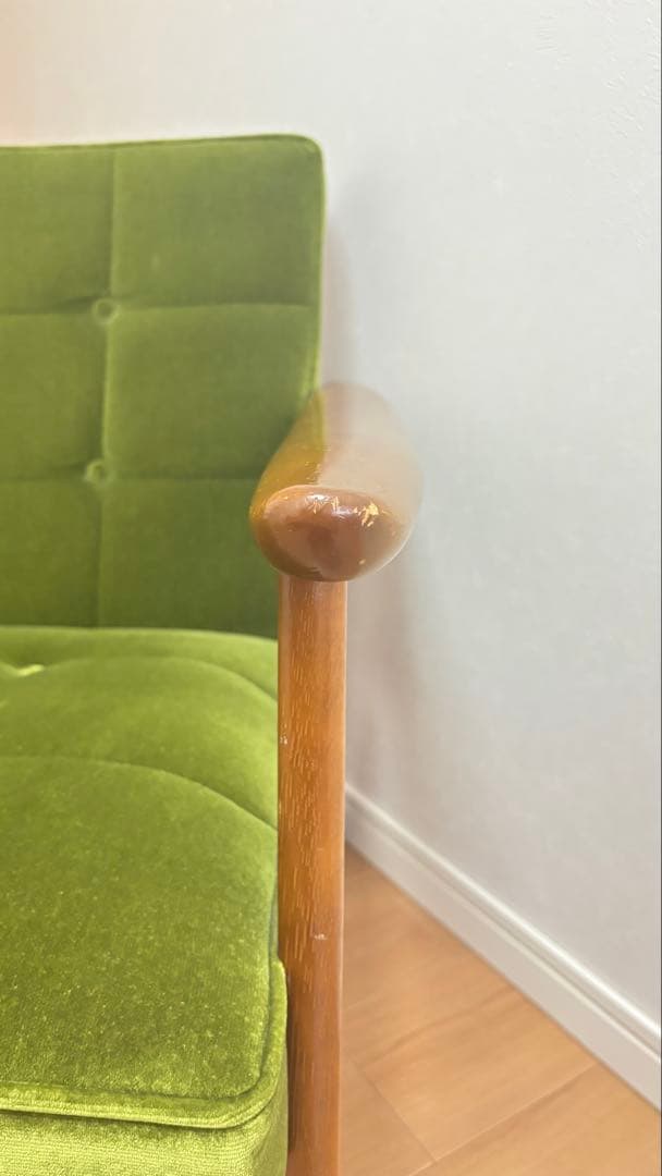 【値下げしました！】カリモク60 モケットグリーン