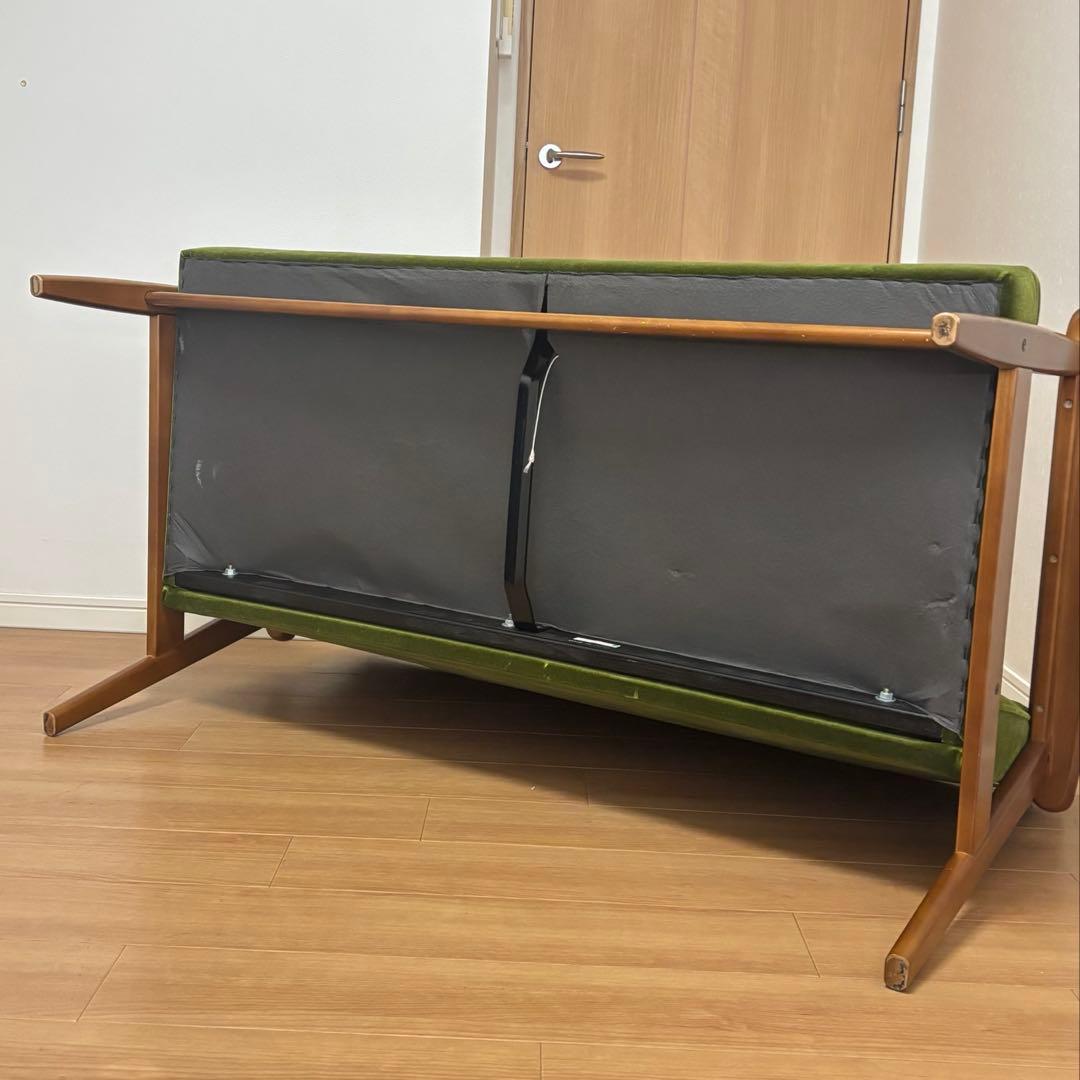 【値下げしました！】カリモク60 モケットグリーン