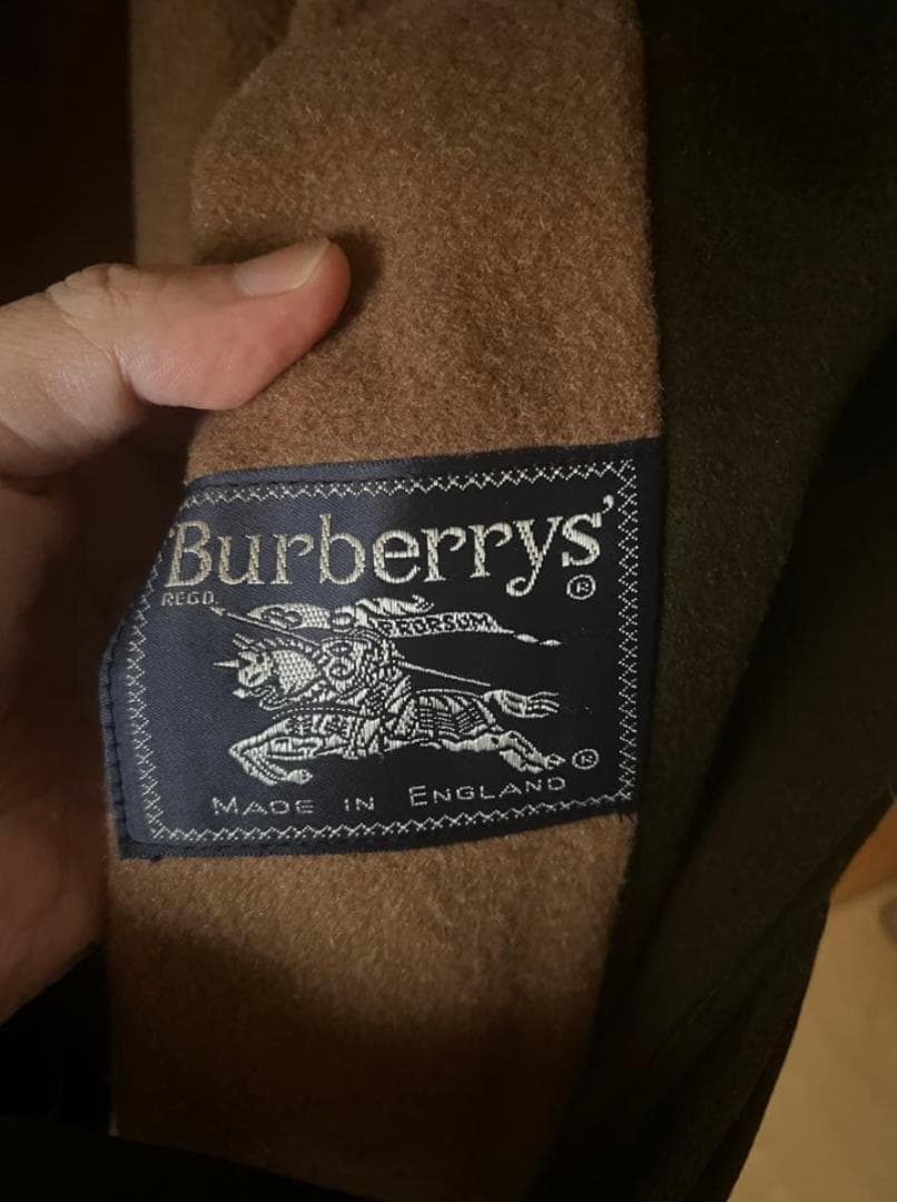 ［希少］80s バーバリープローサム コート Burberry アルパカ 英国製