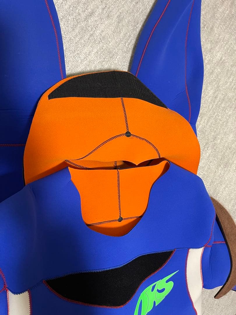 シーガルウェットスーツ　ブルー　サーフィン　 メンズ　伸縮性あります