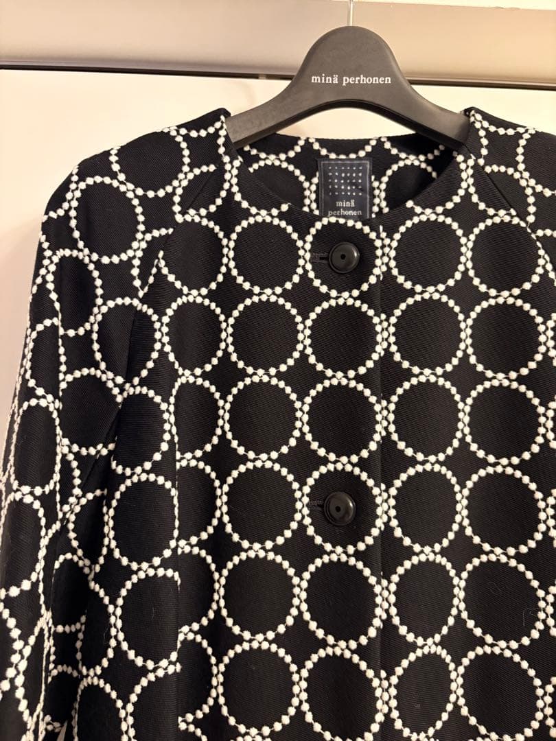 ミナペルホネン　タンバリンアウター　 アニバーサリー記念アウター♡