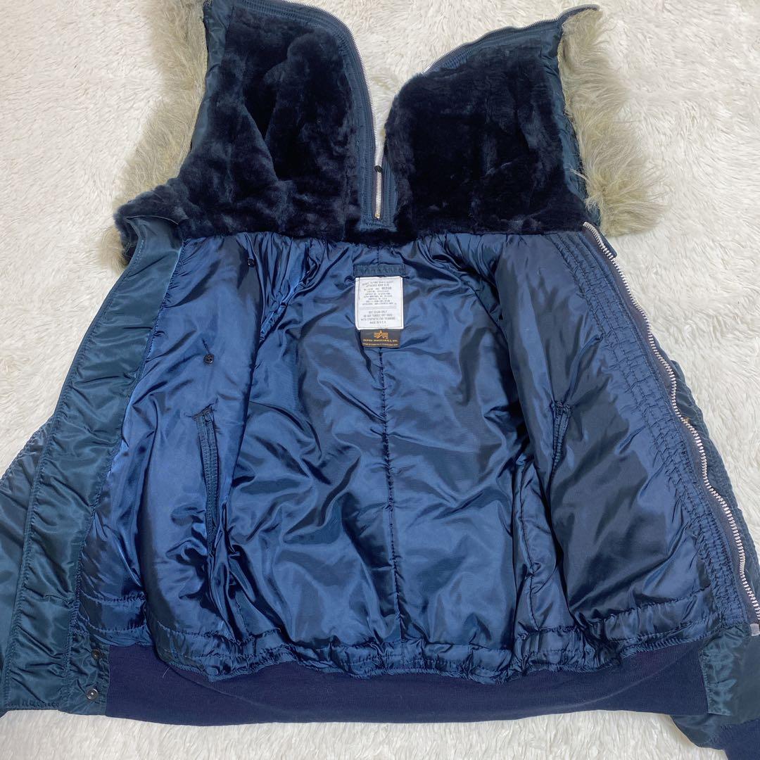 大人気美品！ビンテージ　アルファ　N-2B エアフォースブルー M USA製