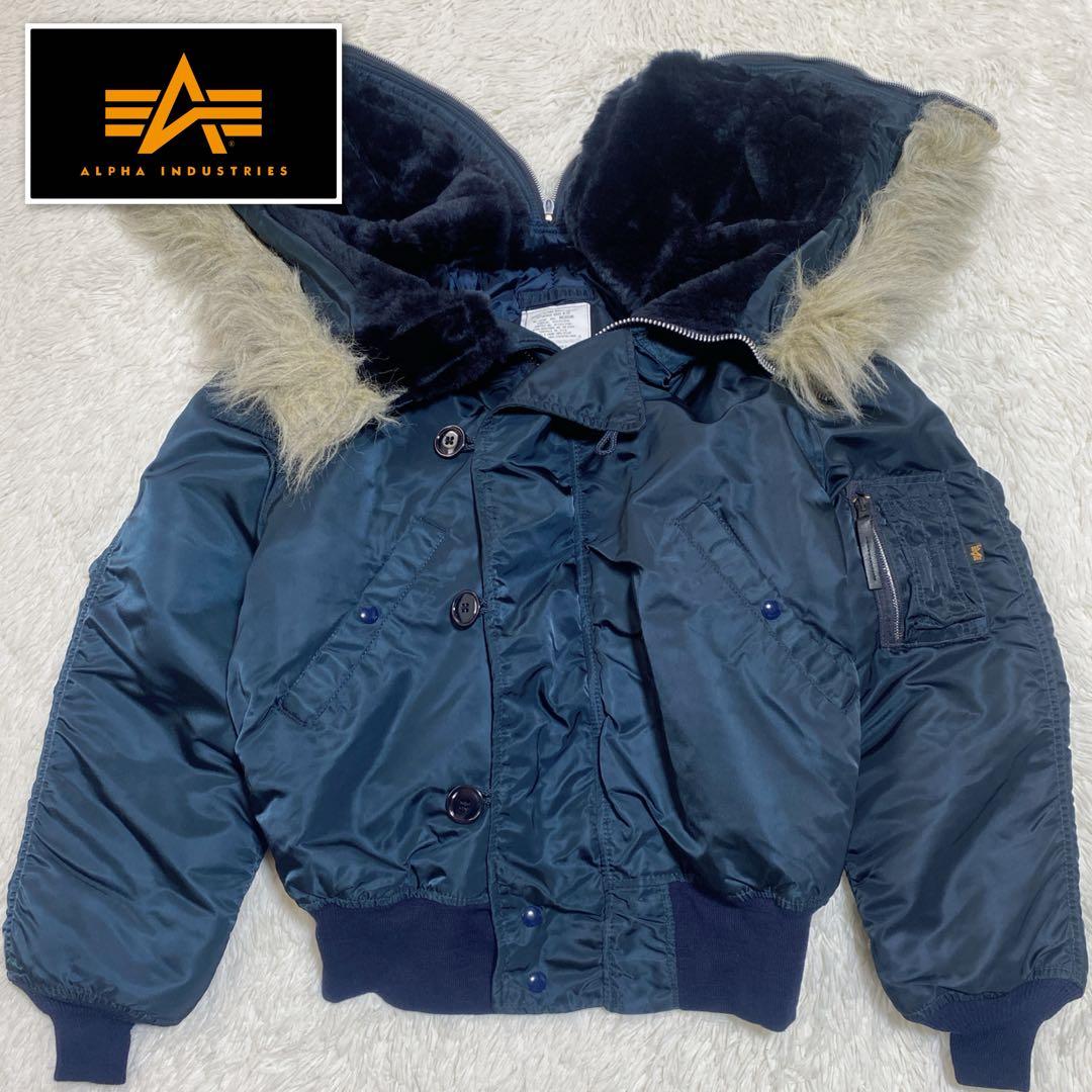 大人気美品！ビンテージ　アルファ　N-2B エアフォースブルー M USA製