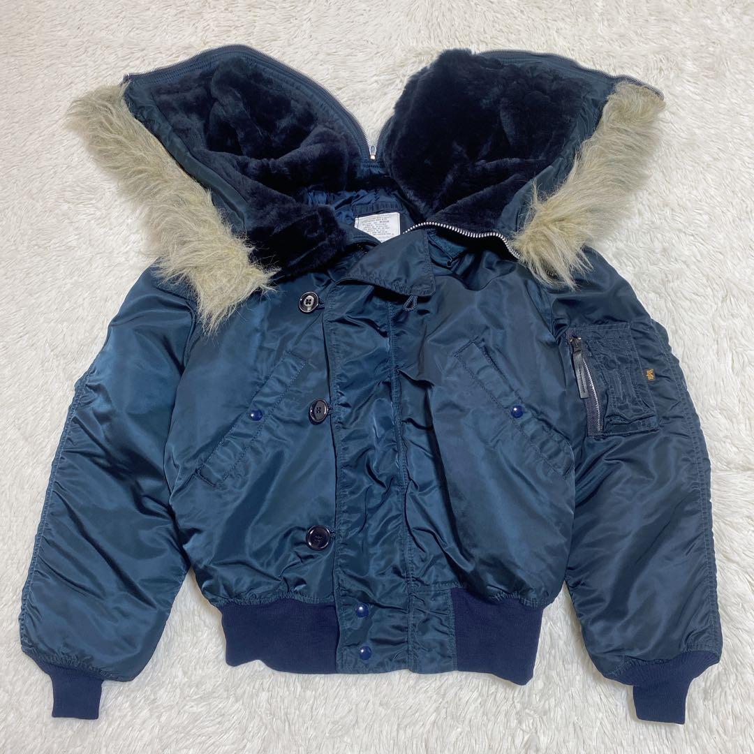 大人気美品！ビンテージ　アルファ　N-2B エアフォースブルー M USA製