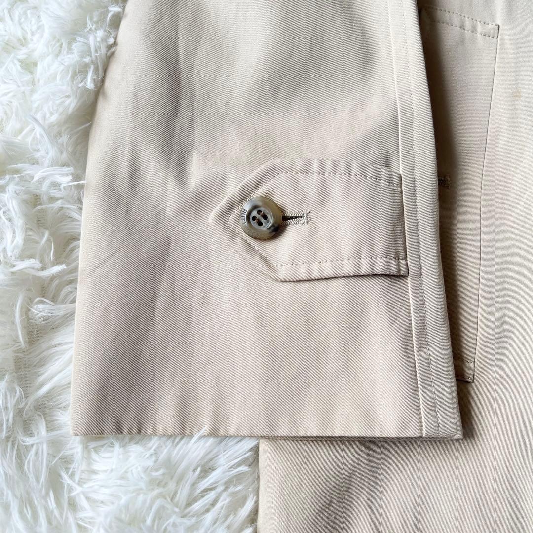 バーバリー　ステンカラーコート　ベージュ　ライナー付き　ノバチェック