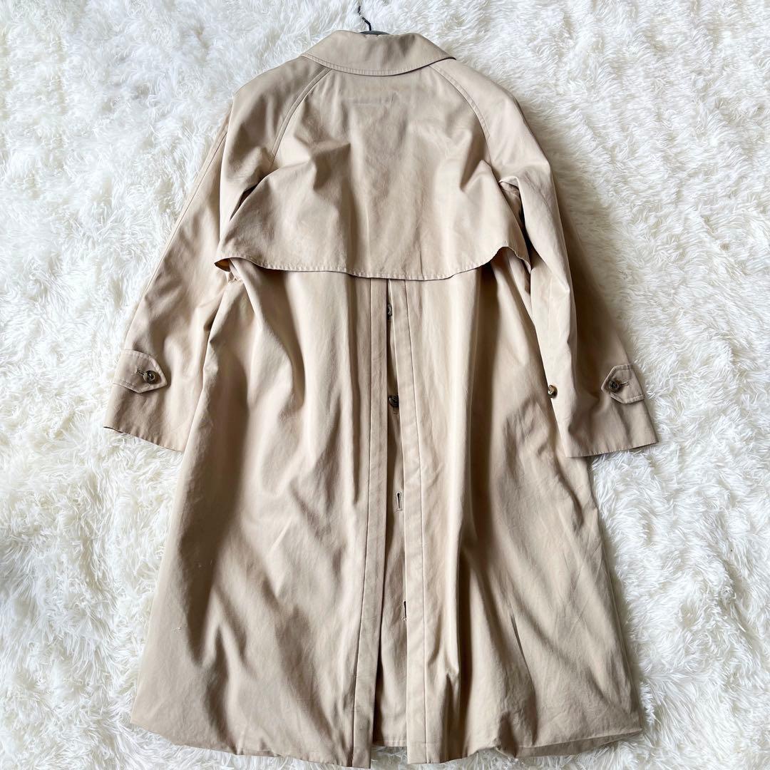 バーバリー　ステンカラーコート　ベージュ　ライナー付き　ノバチェック