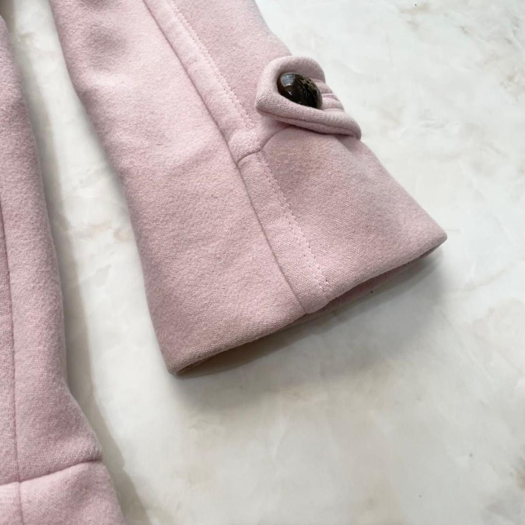 BURBERRY BLUE LABEL ロングコート ピンク　S アンゴラ混