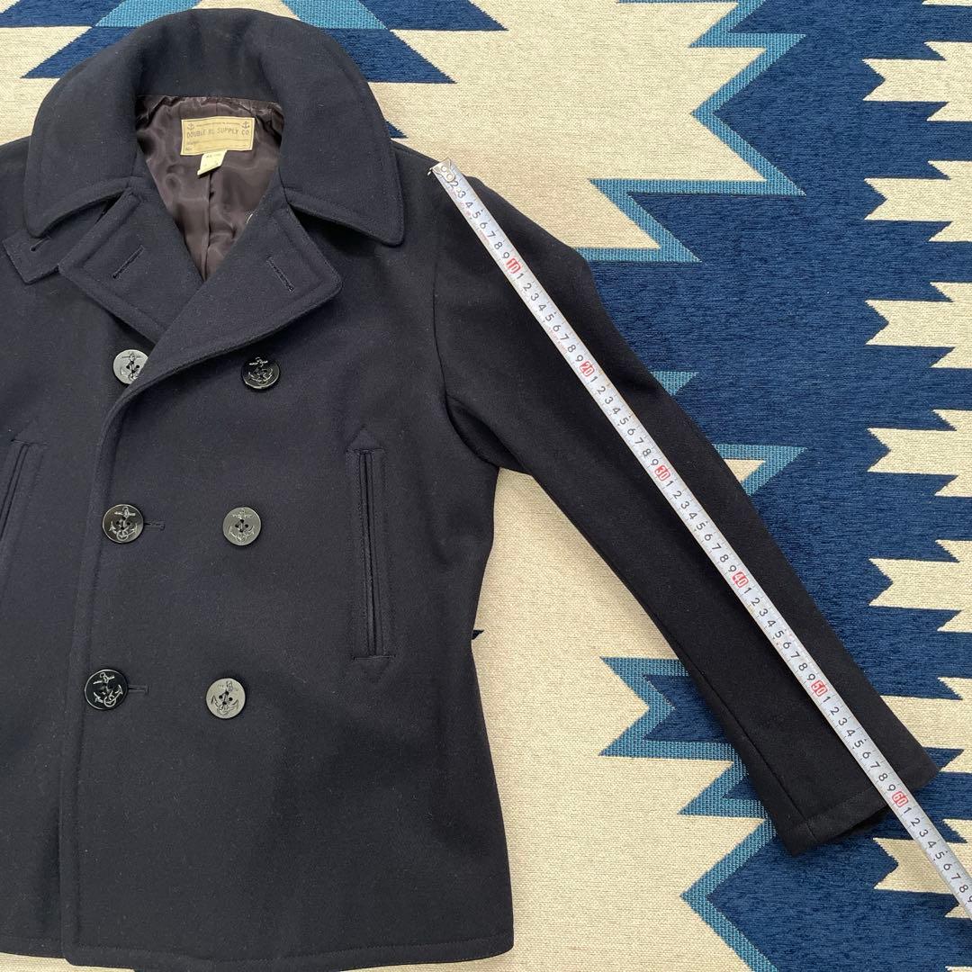 DOUBLE RL SUPPLY CO Pコート ネイビー　短丈