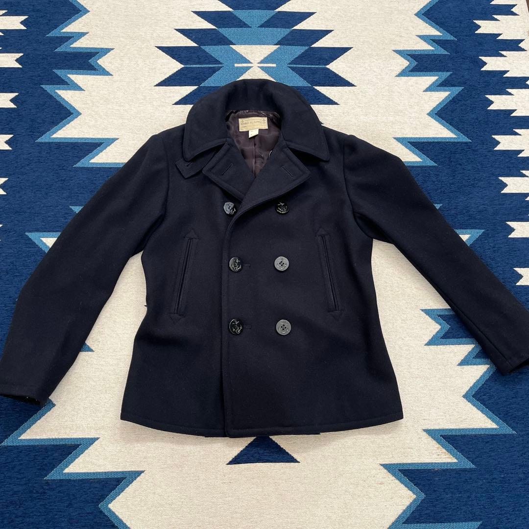 DOUBLE RL SUPPLY CO Pコート ネイビー　短丈