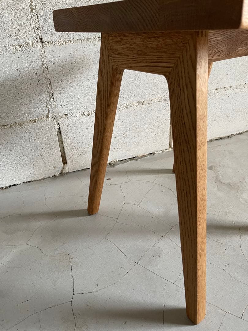 keikei リフレッシュタイプチェア　ロータイプ　オーク無垢　メープル色