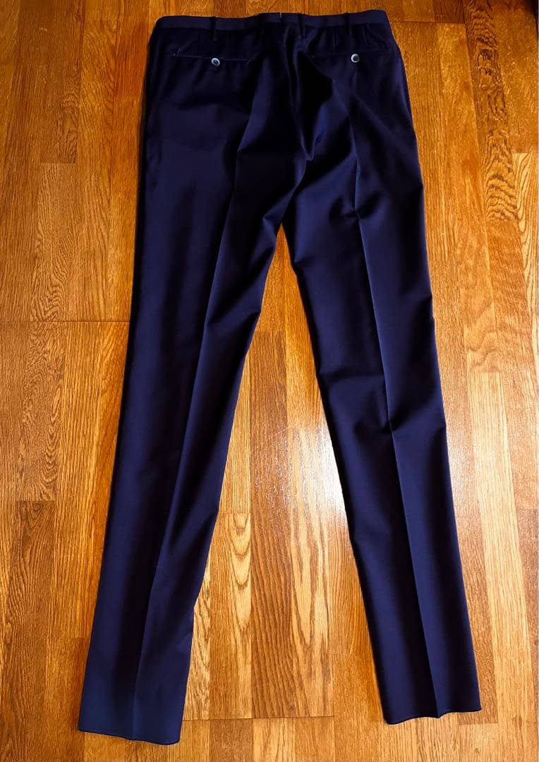 GTA ウールパンツ 新品未使用 未裾上げ ネイビー