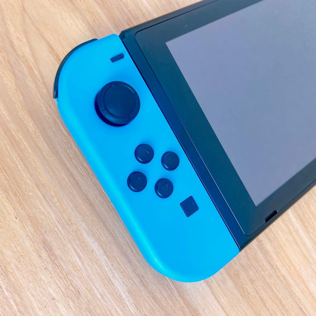 【未使用に近い】 バッテリー強化版 Switch本体 ネオンレッド ネオンブルー