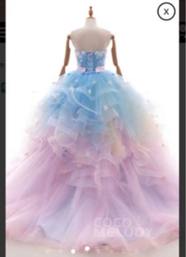 ココメロディカラードレス