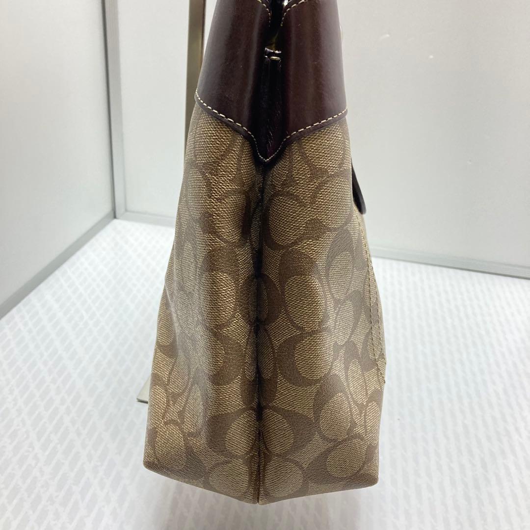 COACH　F15707　トートバッグ　PVC　シグネチャー