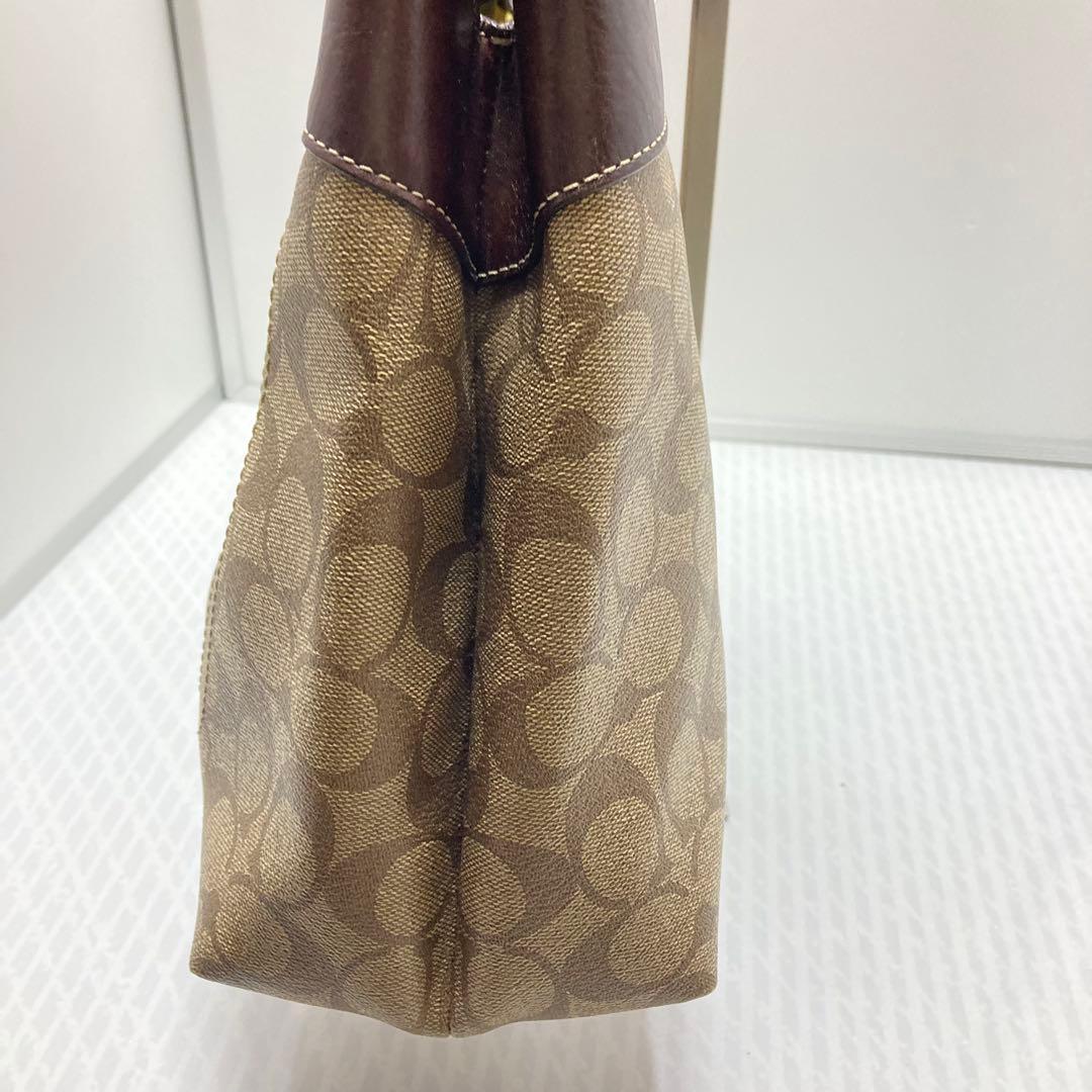 COACH　F15707　トートバッグ　PVC　シグネチャー