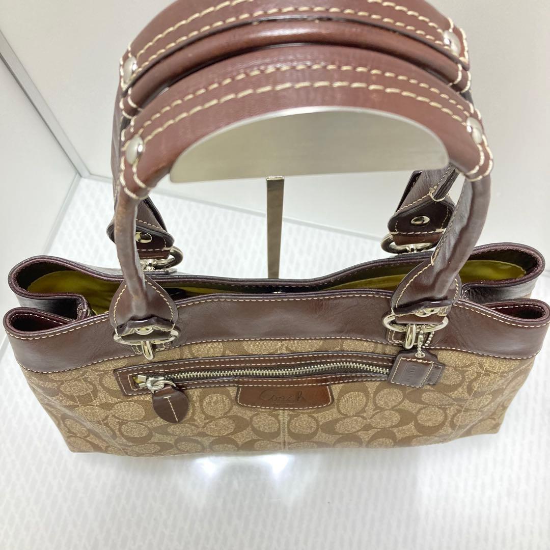 COACH　F15707　トートバッグ　PVC　シグネチャー