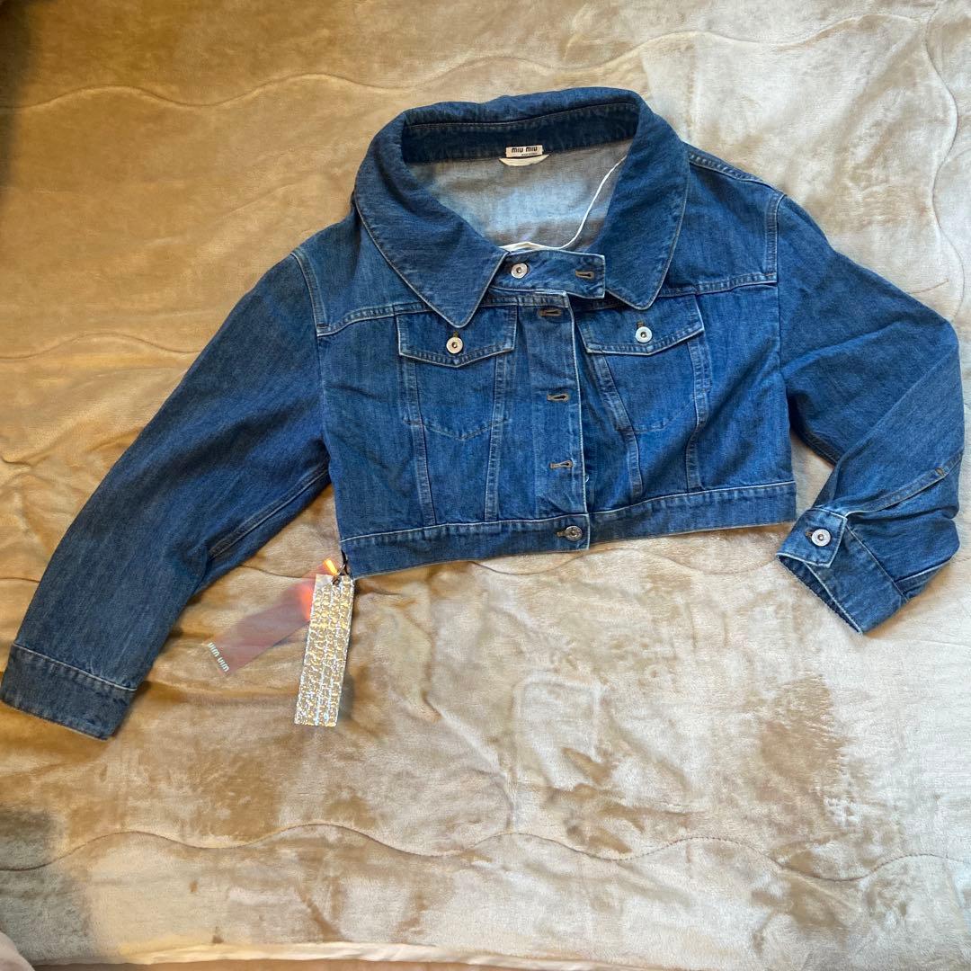 【新品未使用】　定価144,720円 miumiu 国内正規品 デニムジャケット