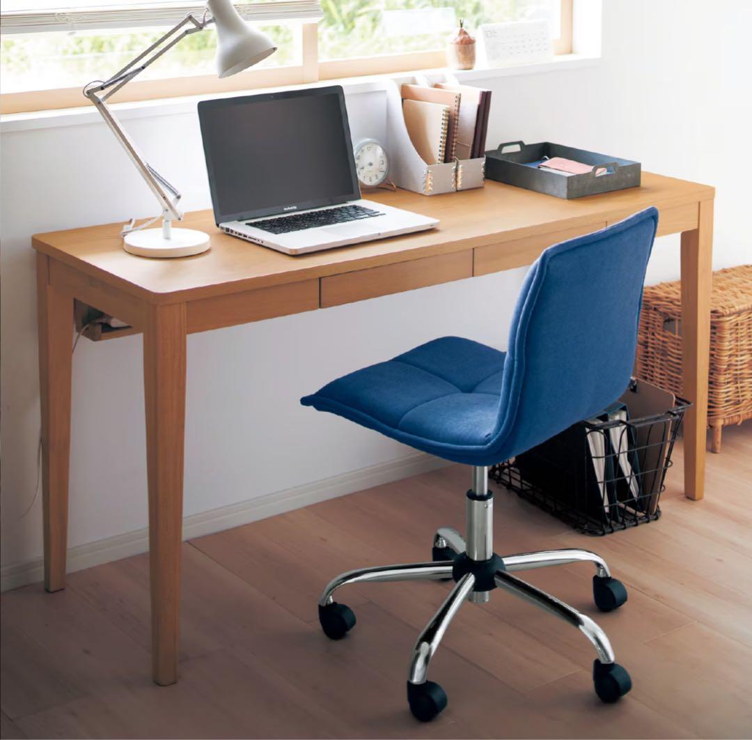 奥行が選べるパソコンデスク 「ナチュラル」Ｃ／１２０×４０ベルメゾン