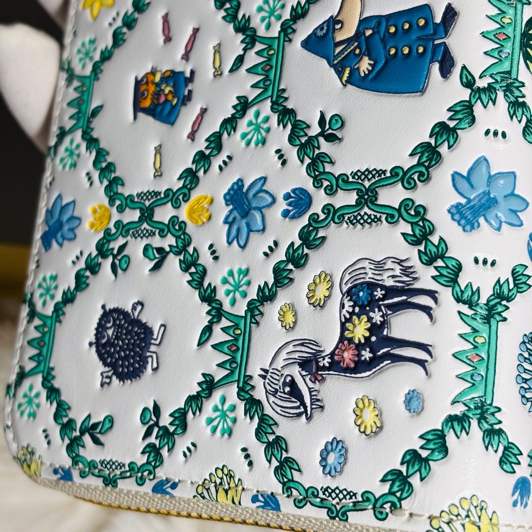 浅草文庫 MOOMIN ムーミン ラウンドジップ 長財布 ムーミン谷の仲間たち