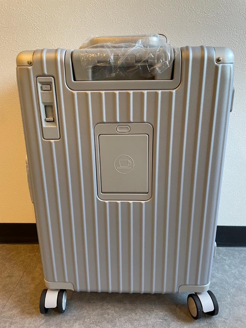 リベティ多機能キャリーケース【マットシルバーSサイズ】50