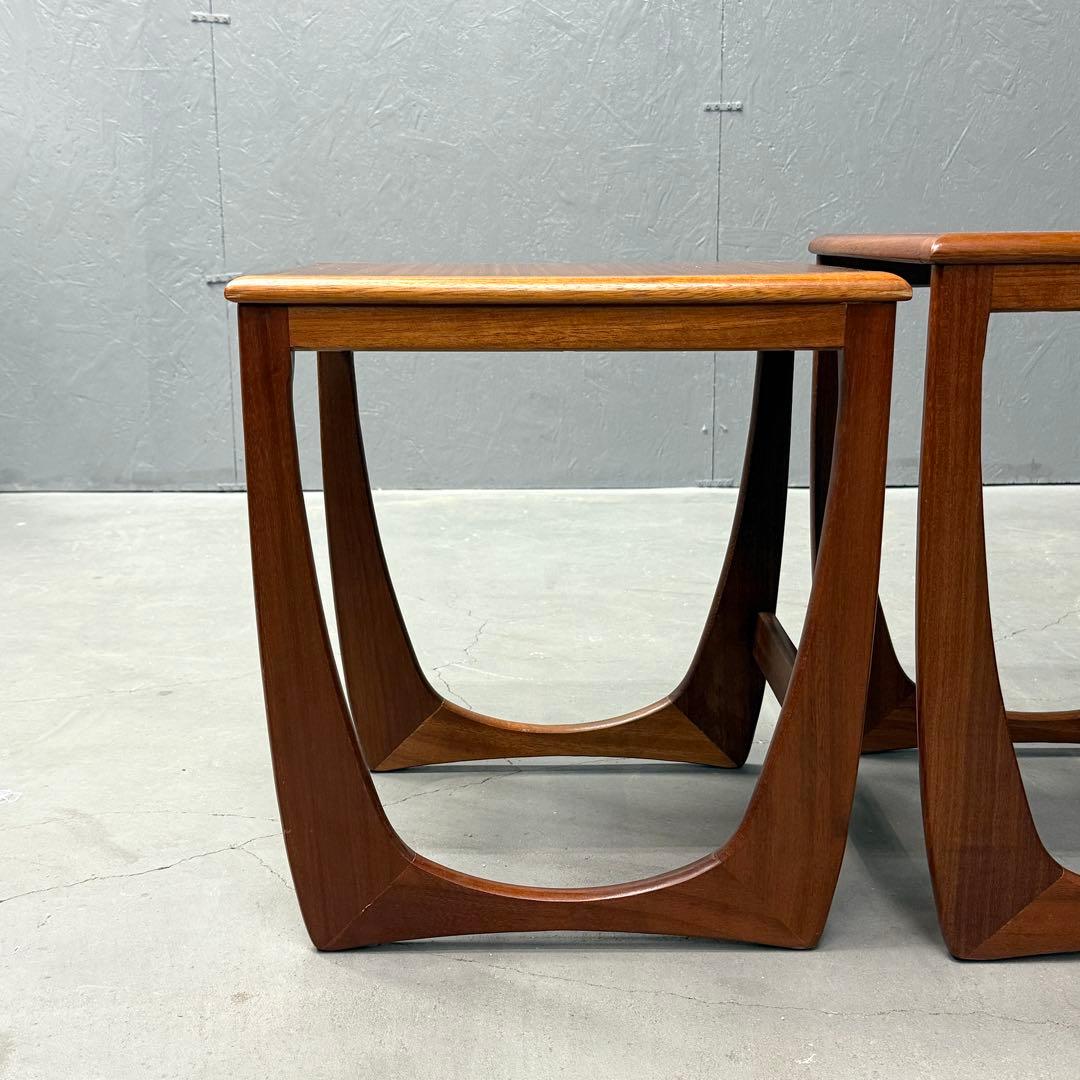 英国ヴィンテージ SUNELM Products チーク ネストテーブル