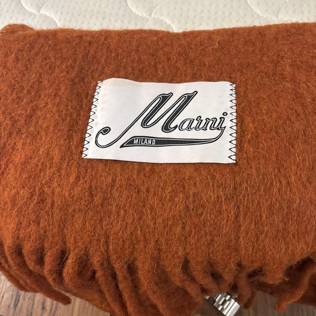 マルニ　Marni ウール マフラー オレンジ